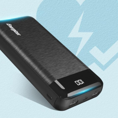 Sạc Dự Phòng Energizer 20000Mah/3.7V Li-Polymer-UE20058BK - Hàng chính hãng