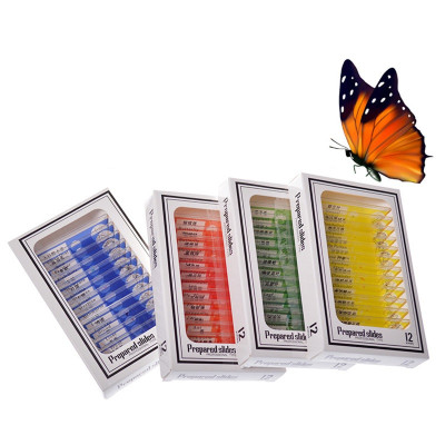 Bộ 12 tiểu bản mẫu vật của động thực vật dùng trên kính hiển vi - Hàng Chính Hãng