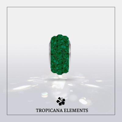 Lắc Tay Tropicana Phối Charm Swarovski Pha Lê Cà Rốt 5 Size