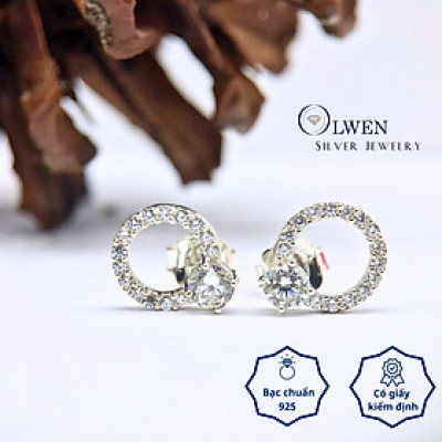 Bông Tai Đính Đá OlwenSilverJewelry - Phụ Kiện Nữ Giới Sang Trọng -  Women