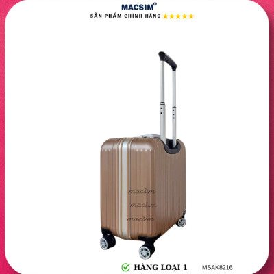 Vali cao cấp Macsim Aksen hàng loại 1 MSAK8216 cỡ 17 inch màu gold
