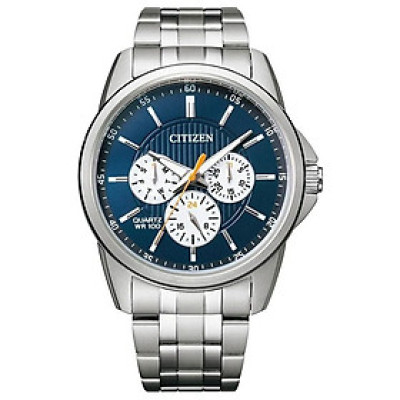 Đồng Hồ Nam Citizen Dây Thép Không Gỉ AG8340-58L - Mặt Xanh