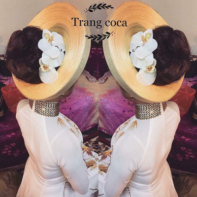 Lan cài tóc cô dâu phụ kiện cưới - chất liệu cao su ( bộ 2 cái )