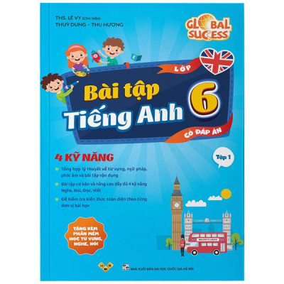Sách - Global Success - Bài Tập Tiếng Anh 6 - Tập 1 (Có Đáp Án)
