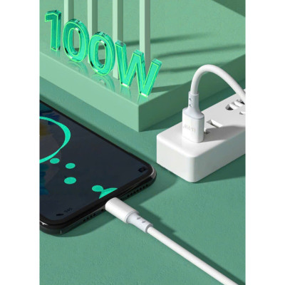 Dây sạc LI-TOP LX72 Công suất 100W chân Type C, Kim Ánh cho dùng thử 30 ngày, Kim Ánh bảo Hàng chính hãng 12 tháng