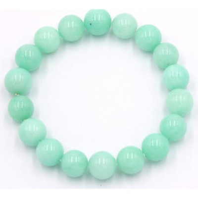 Vòng đeo tay ngọc bích xanh 10 ly 18 hạt