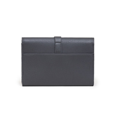 Clutch Cầm Tay Nam Da Bò HT08 Màu Ghi