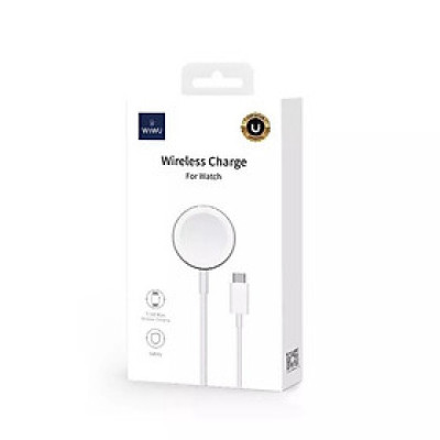 Cáp Sạc iWatch Series 7, 6, SE, 5, 4, 3, 2 – Series 1 Bản Thép Wiwu M9 Wireless Charge - Hàng Chính Hãng