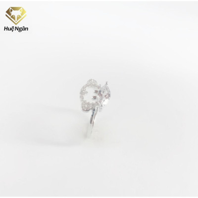 Nhẫn bạc Ý 925 Huệ Ngân -Khỉ con Ngộ Nghĩnh RR1342