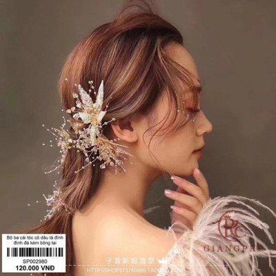 Cài tóc cô dâu bộ giangpkc sp002980