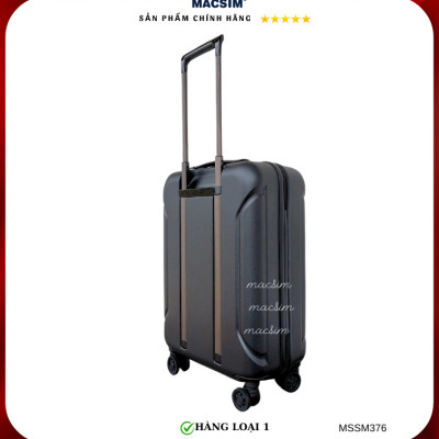 Vali cao cấp Macsim Smooire MSSM376 cỡ 20 inch màu đen - Hàng loại 1