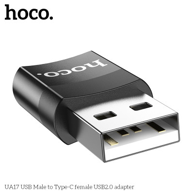 Đầu chuyển usb sang type c, bộ chuyển đổi usb type c  UA17 - Hàng chính hãng