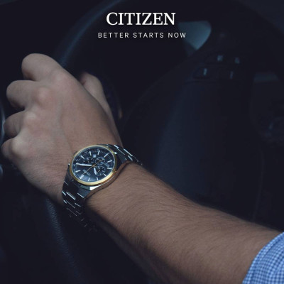 Đồng Hồ Nam Citizen Dây Thép Không Gỉ AN8174-58E - Mặt Đen