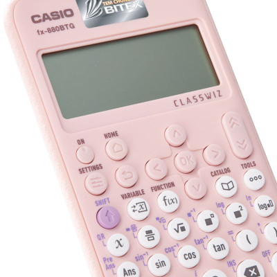 Máy Tính Casio Fx-880BTG - Màu Hồng