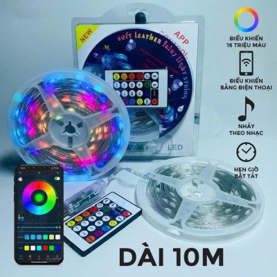 dây led 10m bóng hạt gạo 200 kiểu nháy trang trí siêu đẹp