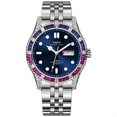 Đồng hồ nam chính hãng LOBINNI L19036-1,Kính Sapphire,chống xước,chống nước 50M,BH 24 tháng,máy cơ(Automatic)