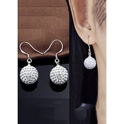 Bông tai bạc nữ trang sức bạc Ý S925 Bạc Xinh Huệ Ngân- Pha lê RYE140773