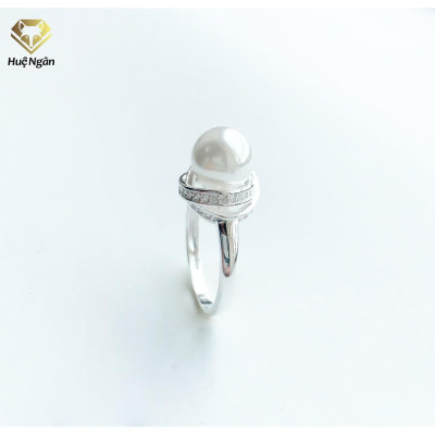 Nhẫn bạc Ý 925 Huệ Ngân - Nơ đẹp RR1221