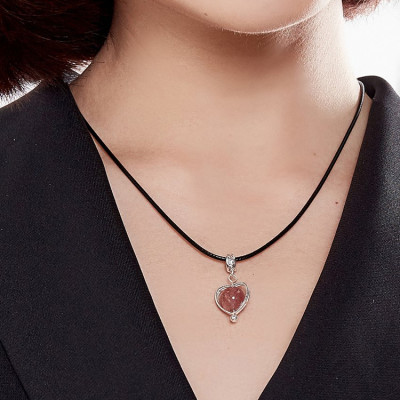 Bộ Bông Tai Và Mặt Dây Chuyền Thạch Anh Ưu Linh Ngọc Quý Gemstones BT2