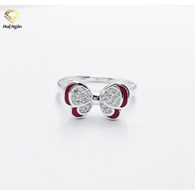 Nhẫn bạc Ý 925 Huệ Ngân - Hồ điệp xinh xinh xắn RYR140047 (li tay nhỏ)
