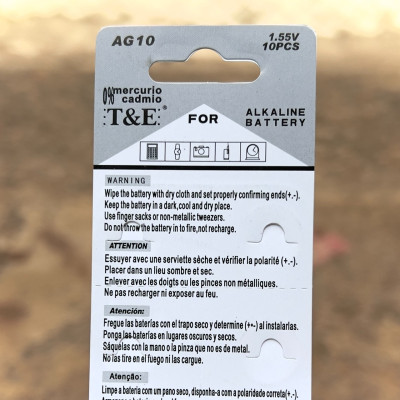 10 Viên Pin Cúc Áo G10 - LR54 - L1130 Vinnic 1,5V