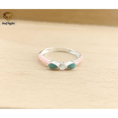 Nhẫn bạc Ý 925 Huệ Ngân - Vô cực RR1217