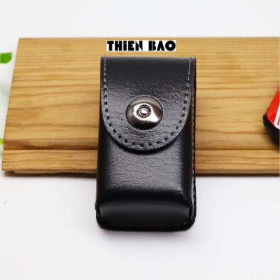 Bao da có đai đeo hông làm thủ công HANDMADE  chuyên dùng để đựng kính lão thị, viễn thị gấp gọn BD05 KT 8*4*3CM