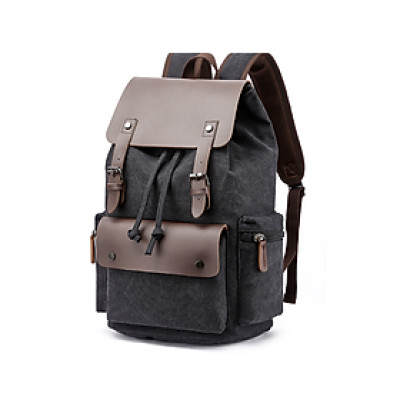 Balo nam vải canvas cao cấp phong cách mới 15,6"