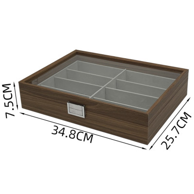 Hộp Đựng Mắt Kính SAIKE SAIKE S818 Hộp Đựng 8 Kính Bằng Gỗ