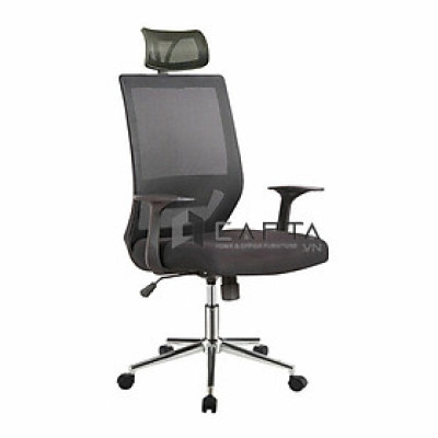 Ghế trưởng phòng CM4273-M lưng cao lưới nệm vải nhập khẩu Nội thất Capta