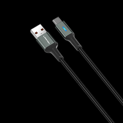 Cáp sạc siêu nhanh & truyền dữ liệu tốc độ cao Volwatt GE-B011-AC USB-A to Type-C - Hàng Chính Hãng