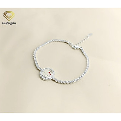 Lắc tay bạc 925 Huệ Ngân - Mèo KITTY X21