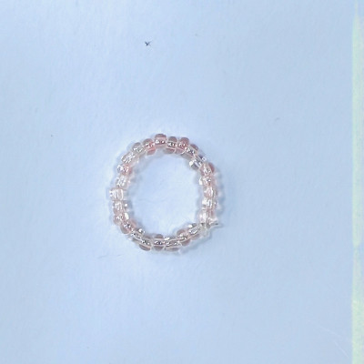 PHỤ KIỆN NỮ HANDMADE MÀU HỒNG MÃ 05 DẠNG TRÒN TRONG SUỐT LẤP LÁNH