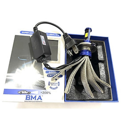 Đèn LED Pha Z3 - H4, Hàng BMA 3 Tim Siêu Sáng Lắp như zin Cho Xe Máy, Ô Tô Bảo Hành 1 Năm