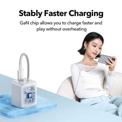 Cốc sạc Anker Zolo 1Type-C 30W PIQ 3.0 A2698 - Hàng chính hãng