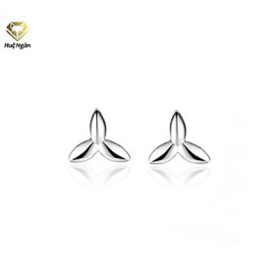 Bông tai bạc Ý 925 Huệ Ngân - Cỏ ba lá may mắn RYE141080