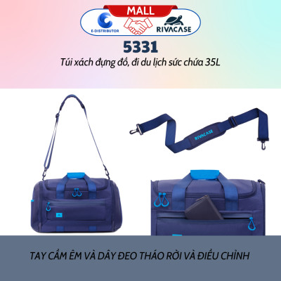 Túi Xách Du Lịch Rivacase 5331 Sức Chứa 35L - Bảo Hành 24 Tháng - Hàng Chính Hãng