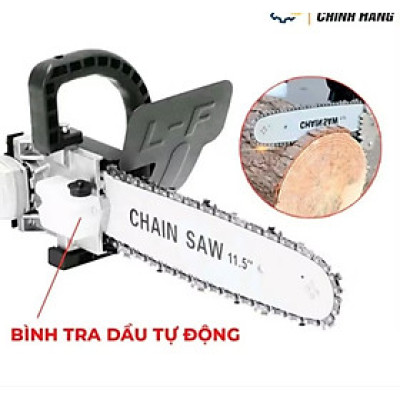 BỘ LAM CƯA XÍCH LẮP MÁY MÀI MÁY CẮT CẦM TAY THÀNH CƯA GỖ ĐA CHỨC NĂNG