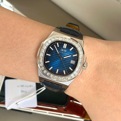 Đồng Hồ Nam I&W Carnival 721G4 Chính Hãng Full Box Chống Nước Kính Chống Xước Dây Da Cao Cấp BH 60T (Máy Cơ Tự Động)