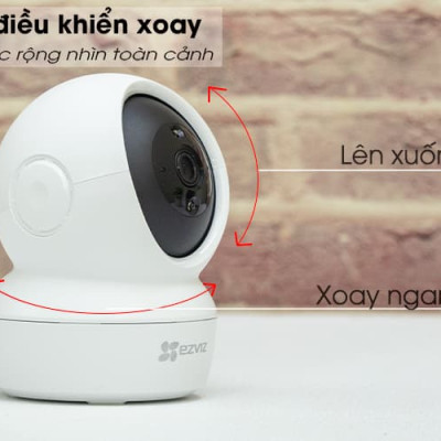 Camera wifi Ezviz C6N không dây xoay 360 độ đàm thoại 2 chiều - Hàng chính hãng