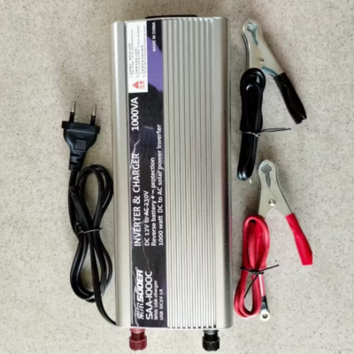 BỘ KÍCH ĐIỆN TỪ 12V LÊN 220V CÔNG XUẤT CHUẨN 1000W KIÊM SẠC BÌNH ẮC QUY LUÔN