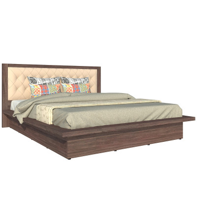 Giường ngủ cao cấp Tundo màu nâu 160cm x 200cm