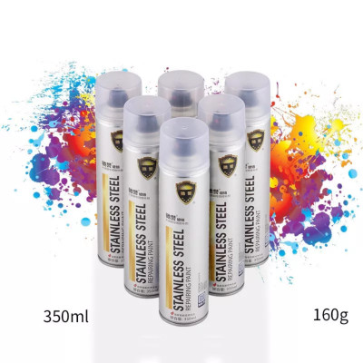 Sơn Bạc Mạ Chrome màu inox Sáng Bóng 350ml - Chai Sơn Mạ Siêu Bóng-Sơn xe - sơn mọi vật liệu