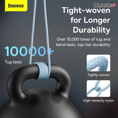 Cáp sạc nhanh siêu bền Baseus Dynamic Series Fast Charging Data Cable USB to Type-C 100W CALD- hàng chính hãng