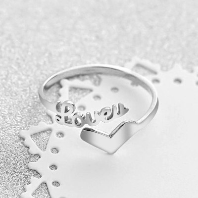 Nhẫn titan nữ thời trang cao cấp trái tim chữ love thép không gỉ titanium trangsucpt 3 màu sắc NNUT32