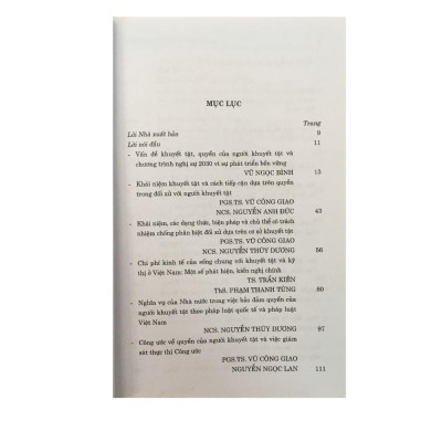Sách - Quyền Của Người Khuyết Tật (Sách Tham Khảo) - NXB Chính Trị Quốc Gia