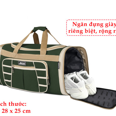 TÚI DU LỊCH XBAGS STYLISH XB 6006, TÚI DU LỊCH CÓ NGĂN ĐỰNG GIÀY RIÊNG BIỆT