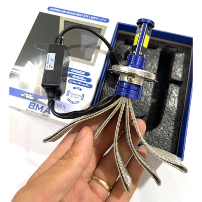 Đèn LED Pha Z3 - H4, Hàng BMA 3 Tim Siêu Sáng Lắp như zin Cho Xe Máy, Ô Tô Bảo Hành 1 Năm