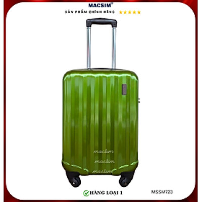 Vali cao cấp Macsim Smooire MSSM723 cỡ 20 inch màu xanh lá - Hàng loại 1