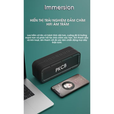 Loa Bluetooth speaker Loa di động chip DPS khuyếch đại âm thanh công suất lớn 50W Kết nối TWS lên 100W  Hàng Chính Hãng